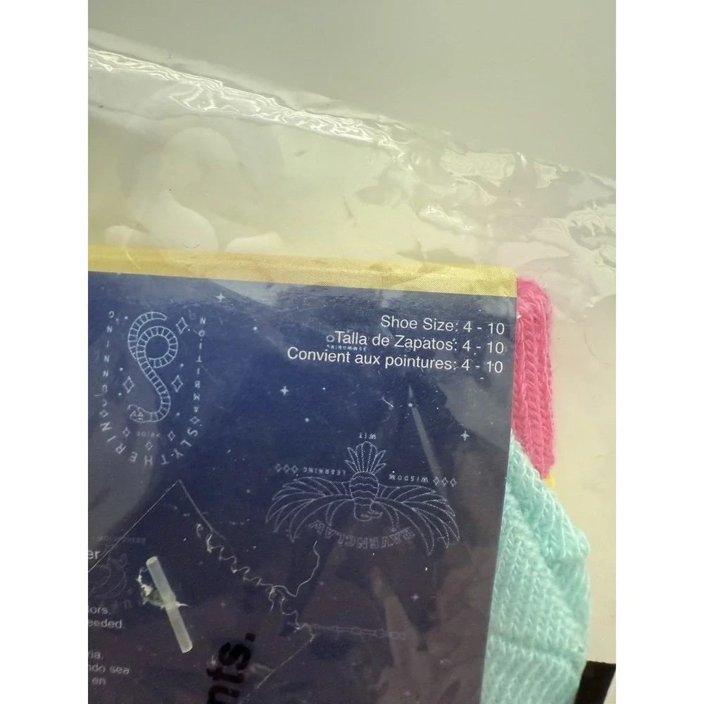 Harry Potter Luna Lovegood Long Socks Women's Size 4-10 Pink Whimsical NWT Magic